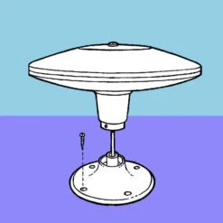 Vision Plus Status 350 Omni-Directional Antenna With VP2 TV Amplifier -Equip Van Store 04 2085.2 42346.1633448124 1