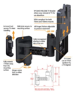 Vision Plus TV Wall Mounting Caravan & Motorhome Brackets -Equip Van Store 07 5170.10 scaled 91853.1631884464
