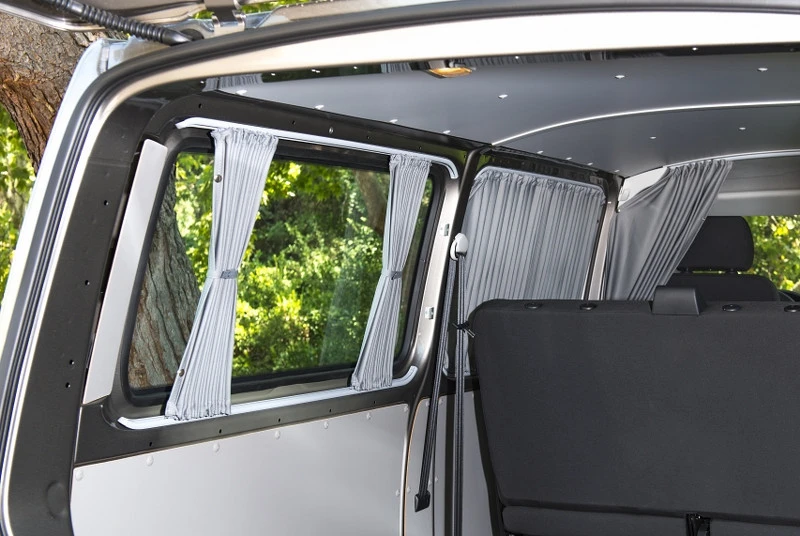 Adventurer VW T5 T6 Campervan Standard Curtain & Rail Kit - SWB 2 Adventurer VW T5 T6 Campervan Standard Curtain & Rail Kit - SWB - Image 2