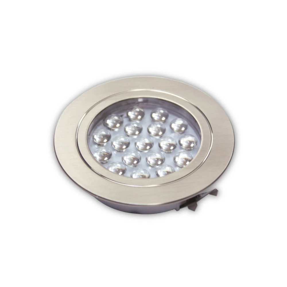 Dimatec Brushed Nickel Recessed Mount LED Downlight 1 Dimatec Brushed Nickel Recessed Mount LED Downlight