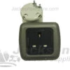 CBE 3 Pin Socket With Back Box & Single Support & Frame