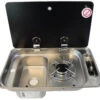 CAN FL1324 - FL1323 Single Hob & Sink Campervan Combi Unit