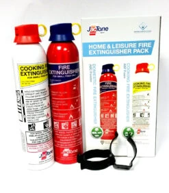 JacTone Home & Leisure Fire Extinguisher ABC + ABF Pack