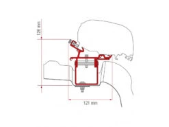 Fiamma F65/F80s VW Crafter Without Roof Rail 2017 Onwards
