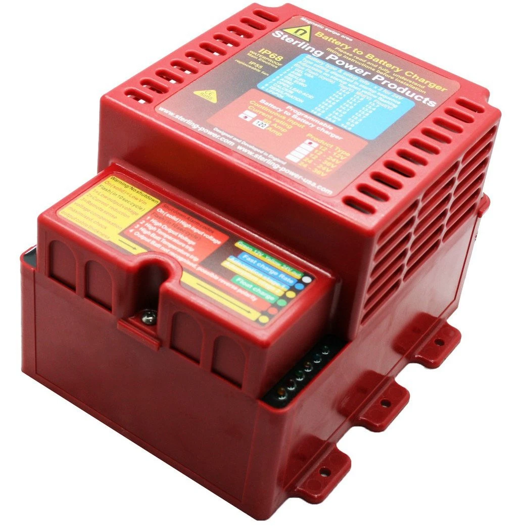 Sterling 12V 60 Amp Or 120 Amp Waterproof Caravan Trailer Battery To Battery B2B Charger 2 Sterling 12V 60 Amp Or 120 Amp Waterproof Caravan Trailer Battery To Battery B2B Charger - Image 2