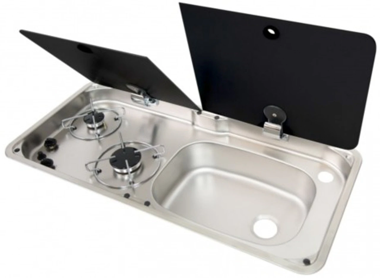 CAN FL1766 - FL1765 2 Burner Hob & Sink Camper Van Combination Unit 3 CAN FL1766 - FL1765 2 Burner Hob & Sink Camper Van Combination Unit - Image 3