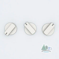 Thetford Spare - Cooker Knobs For Topline, Prima & Duplex - Matt Nickel