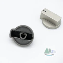 Thetford Spare - Cooker Knobs For Topline, Prima & Duplex - Matt Nickel -Equip Van Store DSC03632 99020.1628074467