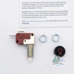Thetford Spare - Ignition Switch Button With Fixing Nuts - SSPA0384 -Equip Van Store DSC03672 10954.1628079300