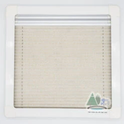 Adventurer Campervan Top Hinge Window With Blind And Fly Screen - Flush Acrylic Glass -Equip Van Store DSC03784 05863.1653052763