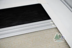 Adventurer Campervan Top Hinge Window With Blind And Fly Screen - Flush Acrylic Glass -Equip Van Store DSC03796 26155.1653052691