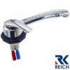 Reich Twist 45 Degree Right Hand Mixer Chrome