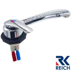 Reich Twist 45 Degree Right Hand Mixer Chrome