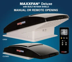 Maxxair MaxxFan Deluxe Remote Control Campervan Caravan Motorhome Roof Vent With Fan -Equip Van Store MX3 30815.1516272361