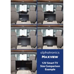 MaxviewSLA-Line+ Smart HD TV, DVD And Sound Bar - 12v 240v -Equip Van Store Maxview KLine TV Sizes 01072.1699971765
