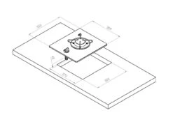 Navy Load Built In Glass Hob Single Burner NL.20000 6 Navy Load Built In Glass Hob Single Burner NL.20000 -Equip Van Store NL.20000 D 33668.1677952007