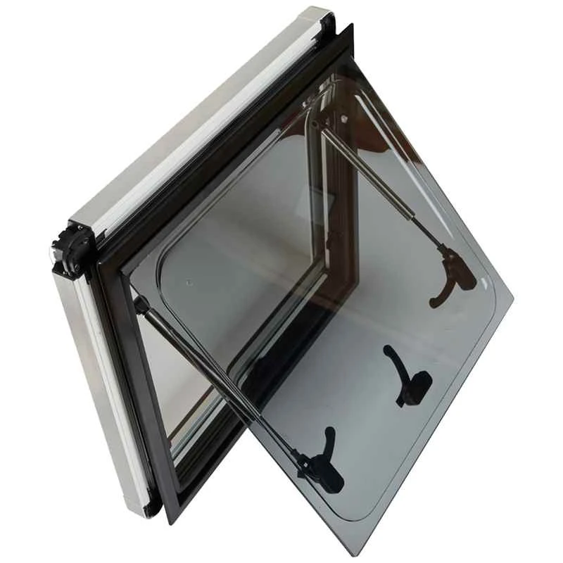 Adventurer Low Profile Campervan Window With Top Hinge, Blinds & Flyscreen - Flush Acrylic Glass And Frame 5 Adventurer Low Profile Campervan Window With Top Hinge, Blinds & Flyscreen - Flush Acrylic Glass And Frame - Image 5