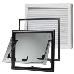 Adventurer Low Profile Campervan Window With Top Hinge, Blinds & Flyscreen - Flush Acrylic Glass And Frame 9 Adventurer Low Profile Campervan Window With Top Hinge, Blinds & Flyscreen - Flush Acrylic Glass And Frame -Equip Van Store RFL WINDOWS 6 84557.1723630578