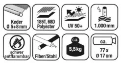 Reimo Playa Van Universal Sun Canopy Awning -Equip Van Store Reimo Awning Playa Specs 33798.1661163422