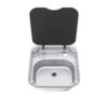 Thetford Spinflo Basic Line Rectangular Caravan Sink With Siphon & Seal