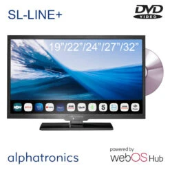 MaxviewSL-Line+ Smart HD TV And DVD - 12v 240v