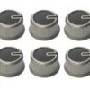 Thetford Spares - 6 Pack Drive Control Knob Set In Black For Caravan Or Motorhome