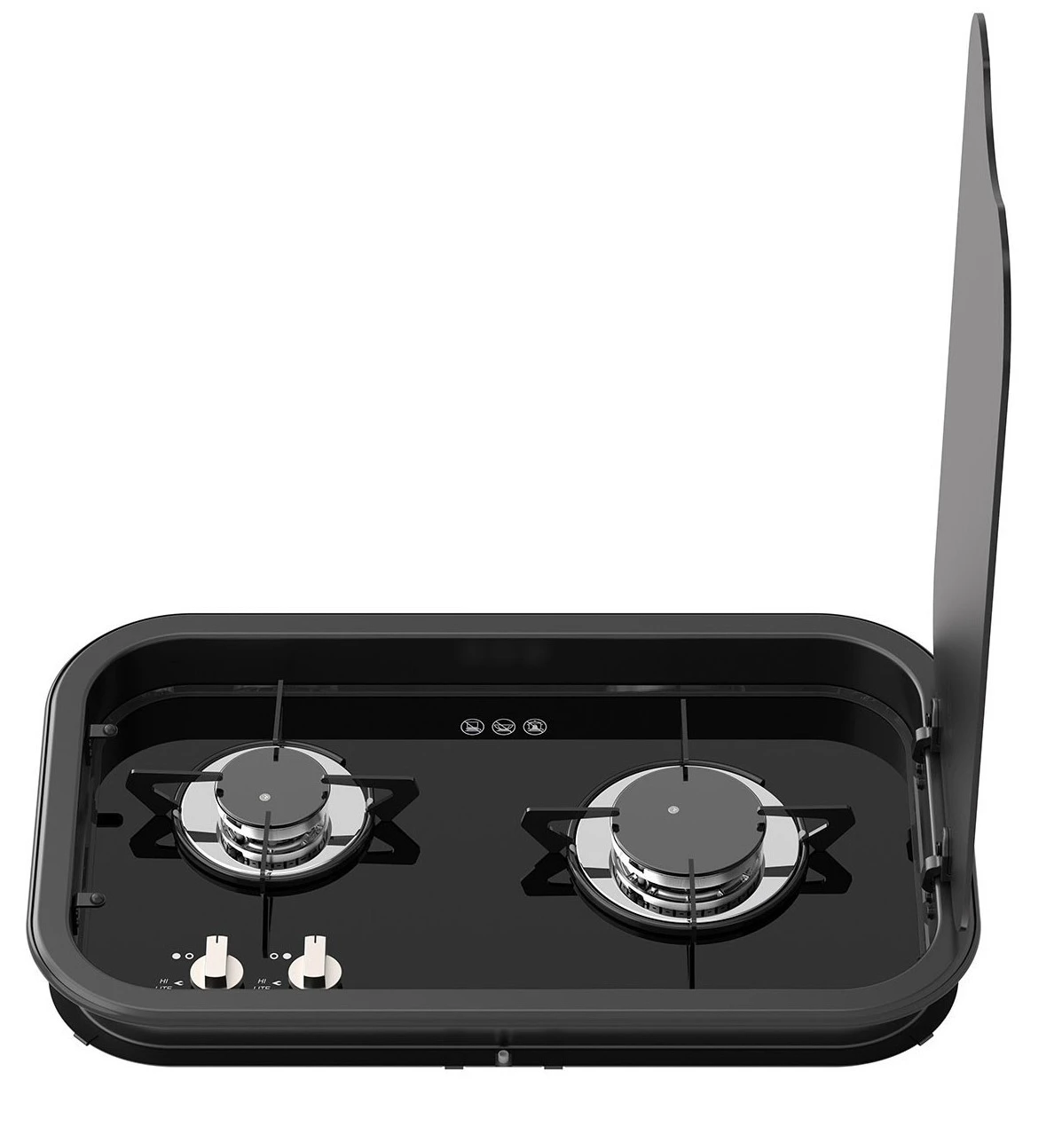 Thetford Topline 165 2 Burner Motorhome Hob Short Side 1 Thetford Topline 165 2 Burner Motorhome Hob Short Side