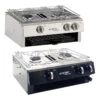 Tasman 4500 2 Burner Hotplate Boat And Caravan Hob And Grill