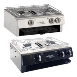 Tasman 4500 2 Burner Hotplate Boat And Caravan Hob And Grill