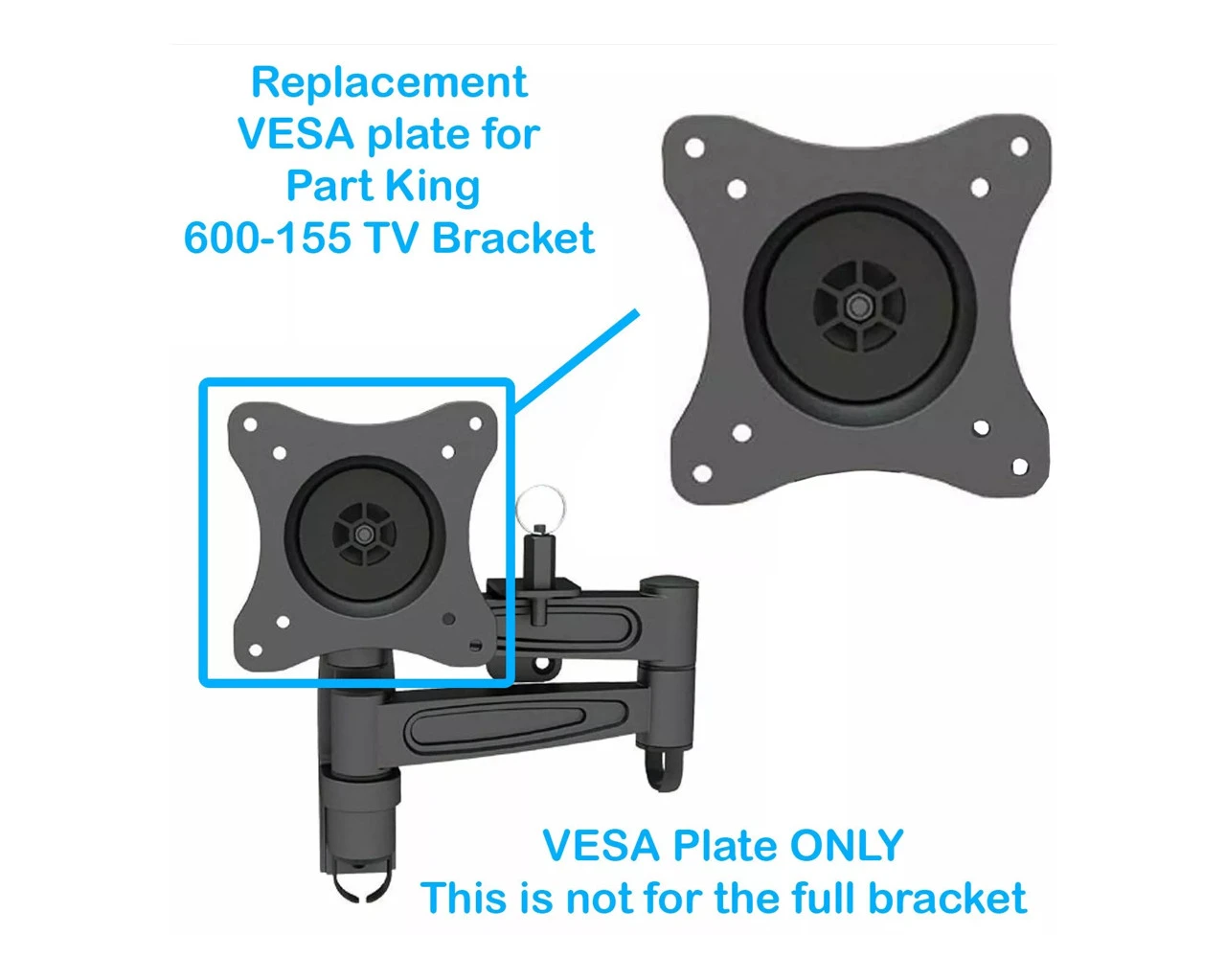 Vision Plus VESA TV Attachment Plate For Heavy Duty TV Bracket 3 Vision Plus VESA TV Attachment Plate For Heavy Duty TV Bracket - Image 3