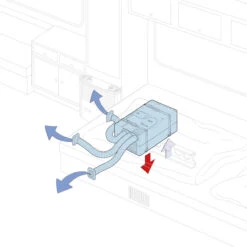 Truma Saphir Comfort Under Bench Air Conditioning Unit 9 Truma Saphir Comfort Under Bench Air Conditioning Unit -Equip Van Store air conditioning saphir air distribution eco layer 60216.1553617840