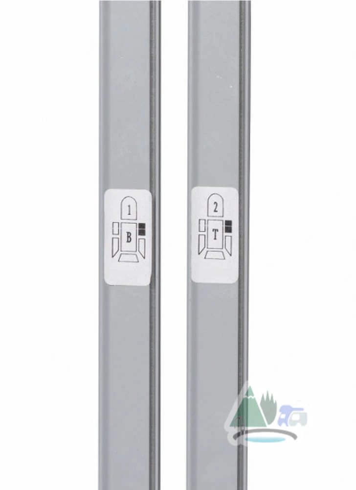 Adventurer Ford Transit Custom Campervan Blackout Curtains Kit - Black/Grey 10 Adventurer Ford Transit Custom Campervan Blackout Curtains Kit - Black/Grey - Image 10