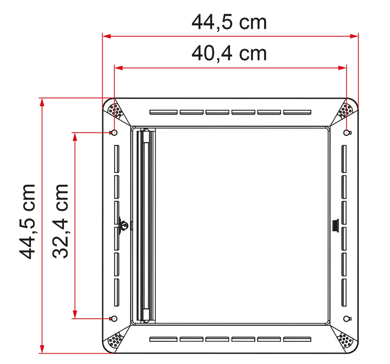 Fiamma Rollo Vent Kit 40 - Blinds For Fiamma Rooflights 3 Fiamma Rollo Vent Kit 40 - Blinds For Fiamma Rooflights - Image 3