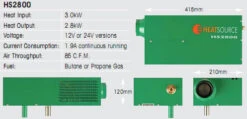 Propex HS2800 Blown Air Heater 2.8kW 5 Propex HS2800 Blown Air Heater 2.8kW -Equip Van Store hs2800 single kit 63899.1382100551