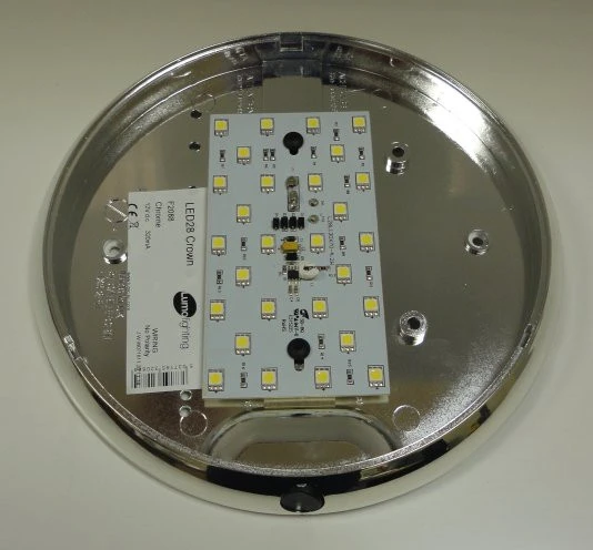 Lumo LED 28 Crown Chrome Caravan Motorhome 12 Volt Ceiling Light 3 Lumo LED 28 Crown Chrome Caravan Motorhome 12 Volt Ceiling Light - Image 3