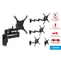 Maxview Quick Release Triple Arm Wall TV Bracket 5 Maxview Quick Release Triple Arm Wall TV Bracket -Equip Van Store maxview TV Bracket Features 29924.1698758226