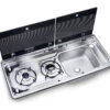 Dometic-Smev 9722 Caravan Motorhome Sink & 2 Burner Hob Combination Unit