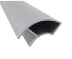 REIMO Aluminium Furniture Corner Profile - Open On One Side