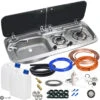 Dometic Smev 9222 Hob And Sink Campervan Conversion Universal Kit Inc Template