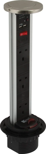 Pop Up Deluxe Power Dock 13amp Sockets With USB Ports 6 Pop Up Deluxe Power Dock 13amp Sockets With USB Ports - Image 6