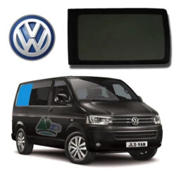 VW T5 T6 LWB Bonded Privacy Glass Fixed Window - Rear Right Hand LWB