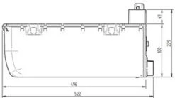Whale Expanse Balanced Flue Gas Water Heater For Motorhomes 8 Whale Expanse Balanced Flue Gas Water Heater For Motorhomes -Equip Van Store whale Expanse Water Heater Side View Dimensions 44675.1541073892